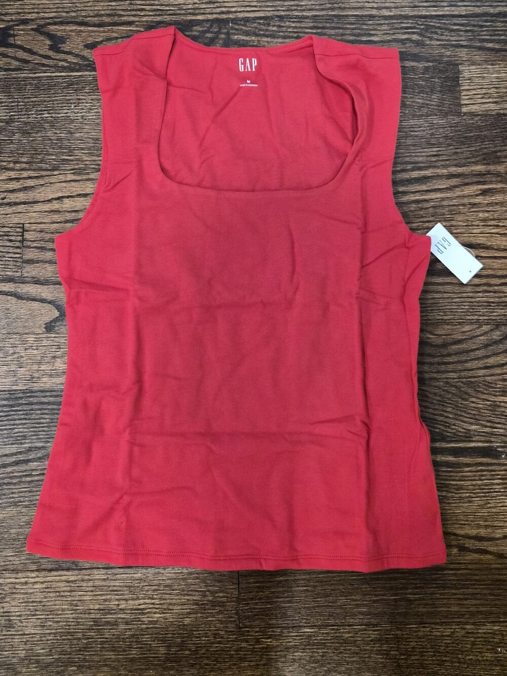 Gap Red Scoop Neck Tank Top - Size M - New With Tags